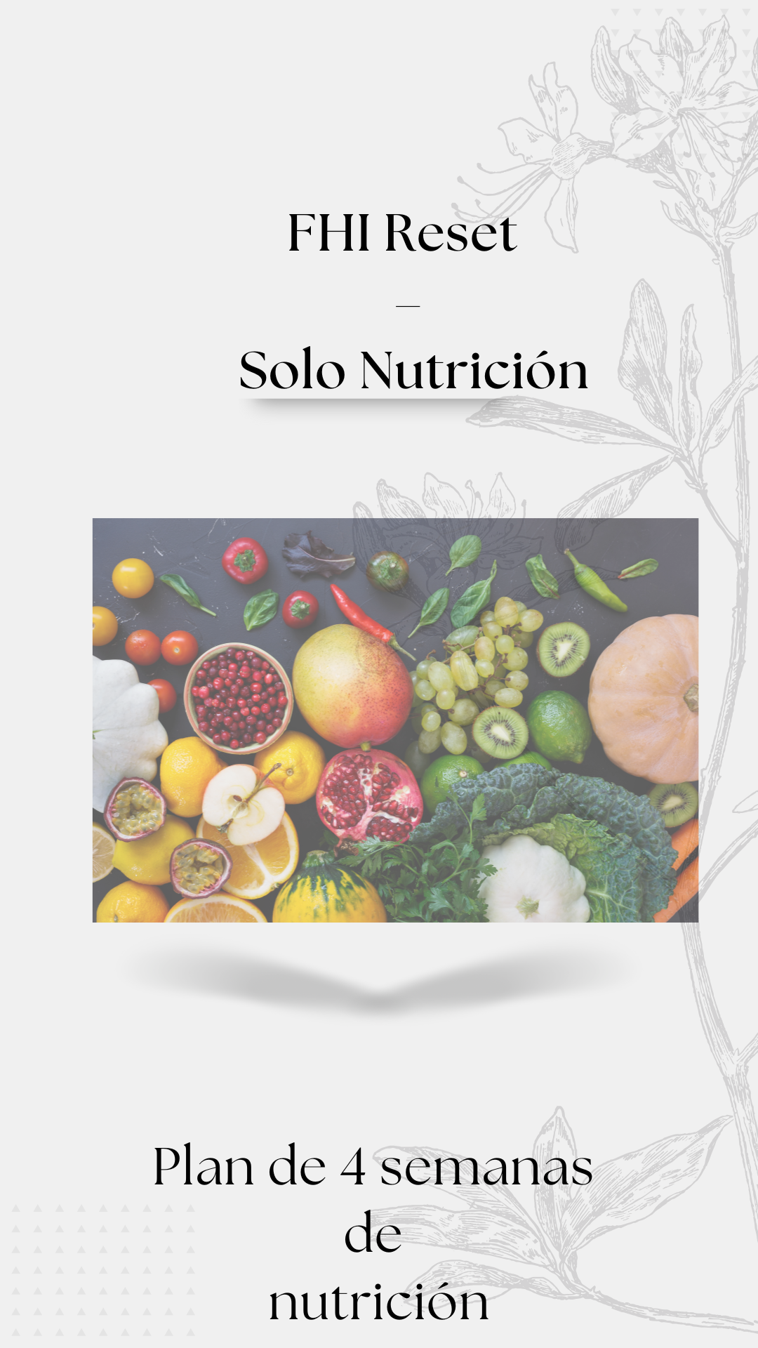 FHI RESET Nutrición personalizada